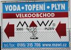 Reklamn polep tabule, Klatovy 2001